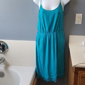 📌Blue dress with pockets